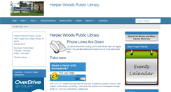 Desktop Screenshot of harperwoodslibrary.org